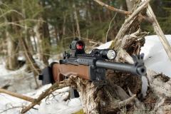 AMEGA MINI-SCOUT-MOUNT III + TACTICAL LIGHT MOUNT KIT FOR RUGER MINI-14